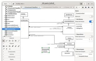 Easily find all element of your model in the tree view.
