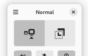 Interface prior to Recording