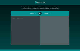 Private Machine Translation screenshot 1