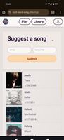 Upload your own songs