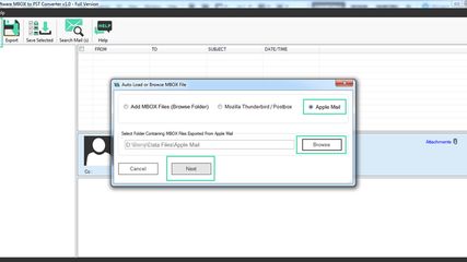 MailsSoftware MBOX to PST Converter screenshot 1