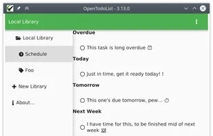 OpenTodoList screenshot 2