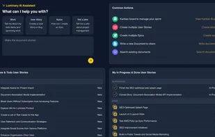Home page, ask AI for questions about your work