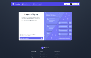 Login or Signup Page 2025