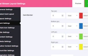 Social Stream Designer WordPress Plugin screenshot 3
