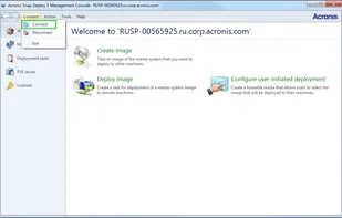 Acronis Snap Deploy screenshot 1
