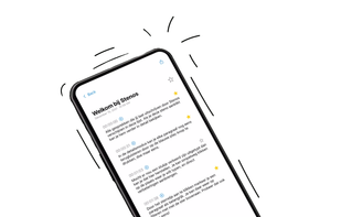 Screenshot of the app