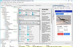 View on the mobile palette