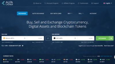 Buy, sell and exchange cryptocurrency instantly with ALFAcashier!