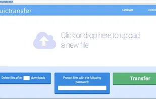 Quictransfer.com screenshot 1