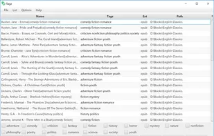 A file can only be in one folder. But with tags, a file can have multiple associations.