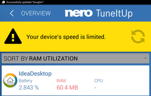 Nero TuneItUp screenshot 3
