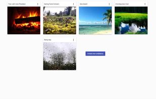 List of user ambiances