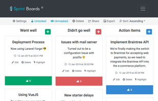 Sprint Boards screenshot 2