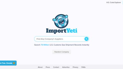 ImportYeti's homepage