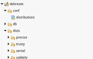 APT repository layout example