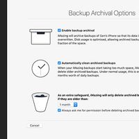 Backup Archival Options