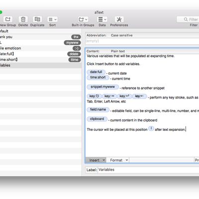 text expander free alternatives mac