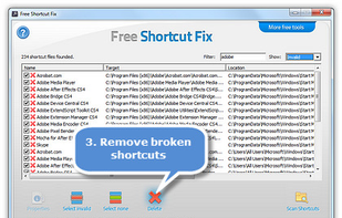 Free Shortcut Fix screenshot 1
