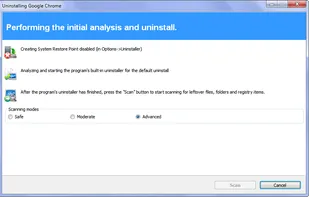 Leftover Scan Dialog