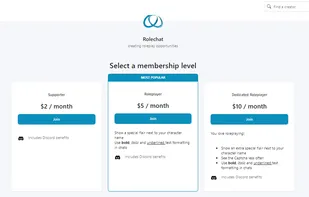 Rolechat screenshot 1
