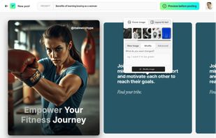 AI social media post generator