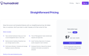 Humadroid.io screenshot 1
