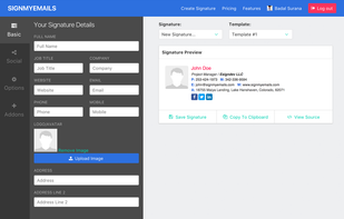 SignMyEmails screenshot 1