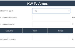 Kw to Amps Calculator screenshot 1