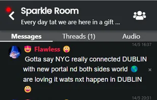 Group chat with reply to certain conversation feature