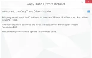 CopyTrans Drivers Installer screenshot 1