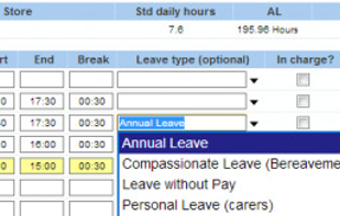 Online Timesheet - Design your own timesheets (By time)