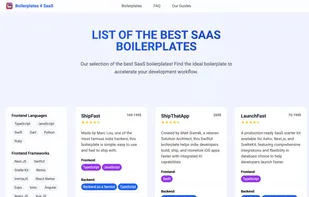 Boilerplates 4 SaaS screenshot 1