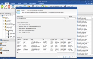 Importing Users from a File
