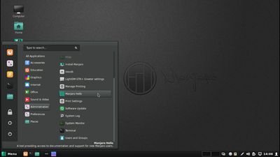Manjaro 17.0 Gellivara (Cinnamon)