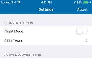 MRZ scanner screenshot 3