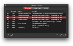 iCanHazShortcut screenshot 1