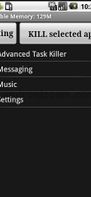 Advanced Task Killer screenshot 1
