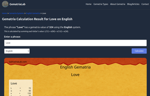 GematriaLab screenshot 2