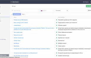 List of all strings with the project