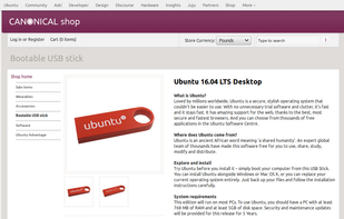 Canonical Shop screenshot 1