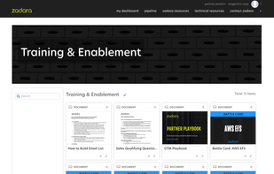 Partner portal - take partners through learning paths and certifications