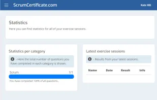 ScrumCertificate.com screenshot 1