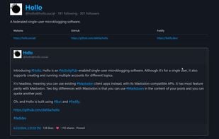 hollo screenshot 1