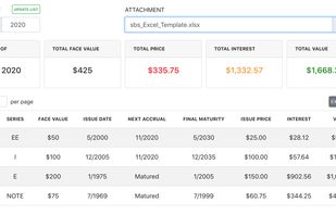 The Savings Bond Wizard Replacement screenshot 1