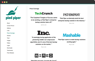 PressKitHero screenshot 1