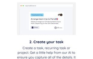 Taskbase screenshot 1
