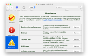 EtreCheck screenshot 1