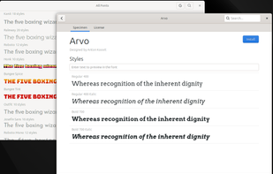 Font Viewer (chocolateimage) screenshot 1