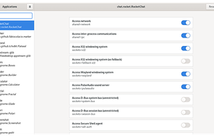 Flatseal screenshot 1